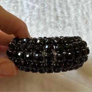 Black rhinestone bracelet